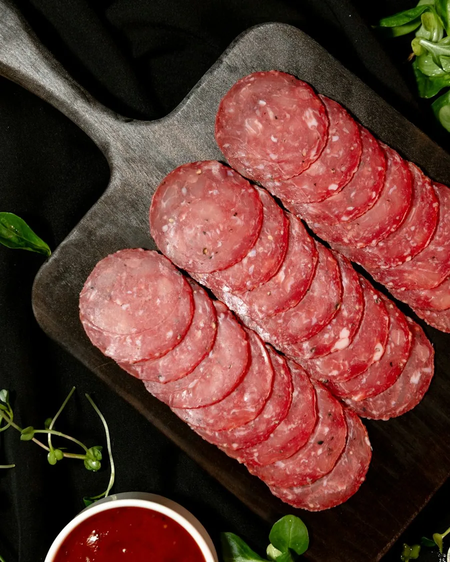Salame tipo Milán en fetas